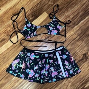 Freedom Rave Wear set